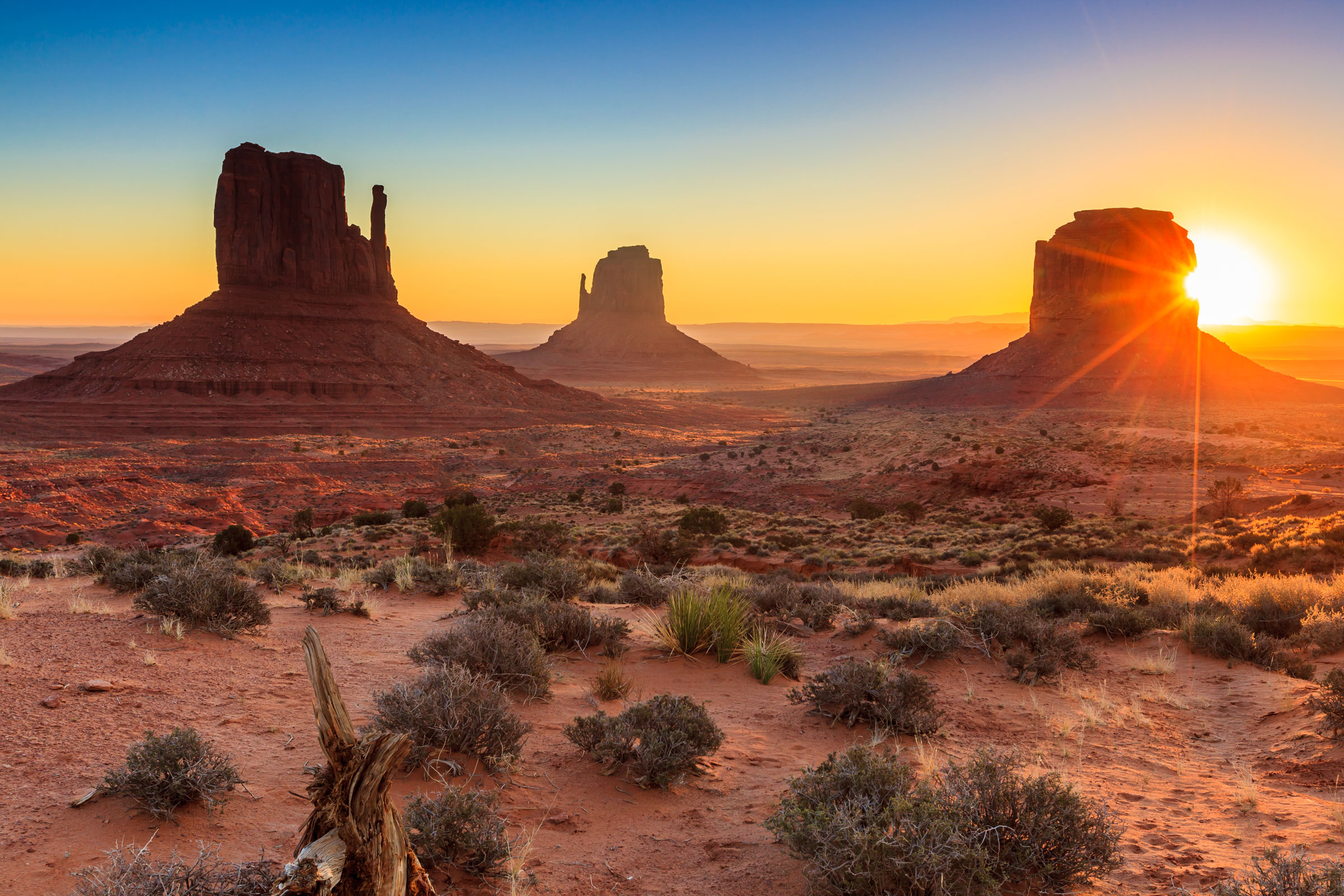 Tramonto a Monument Valley
